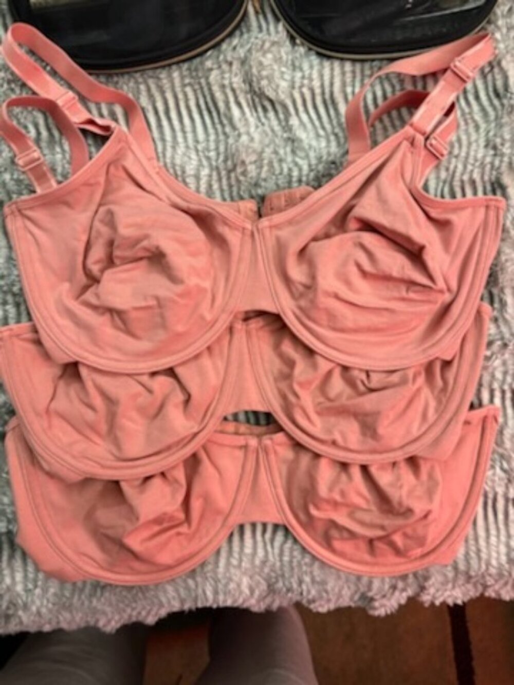 (3) Fruit of the Loom Bras